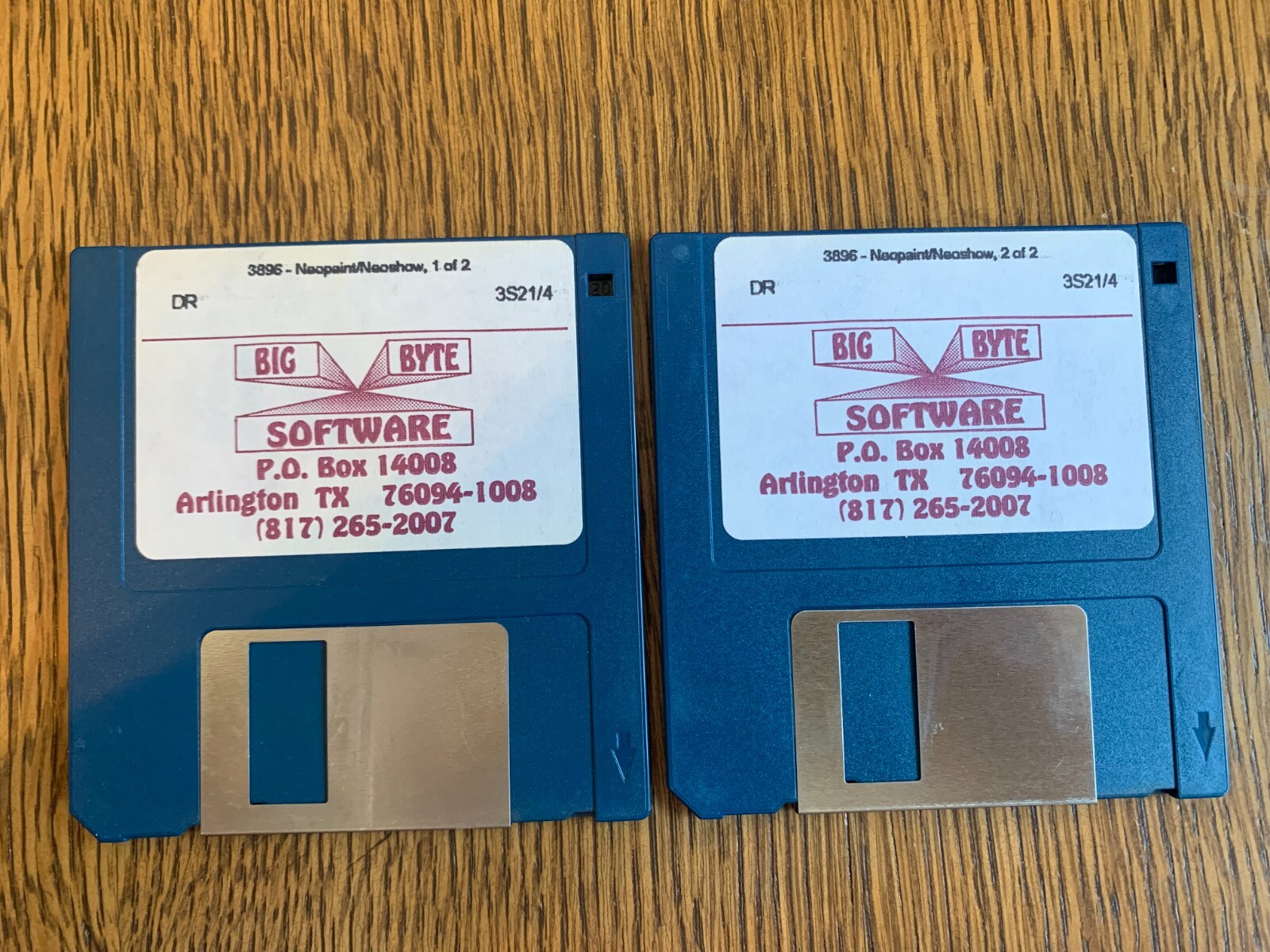 NEOPAINT / NEOSHOW PROGRAM PC MS-DOS COMPUTER 3.5" FLOPPY DISK NEAR MINT TESTED