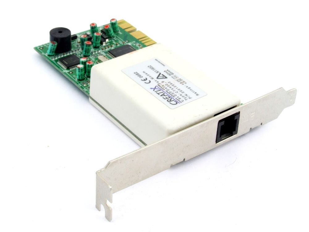 Creatix CTX402_8 Intel Chip 56K PCI V.9x DSP Data Fax PC Modem 02081201 20012562