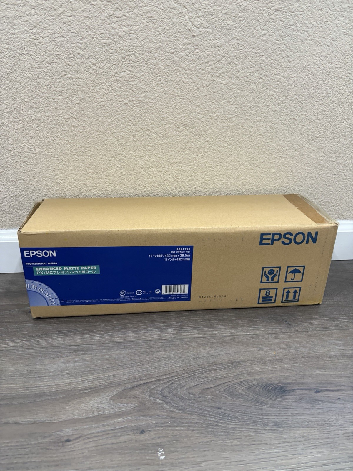 Epson Professional Media Enhanced Matte Paper Roll 17"x100' S041725 Read