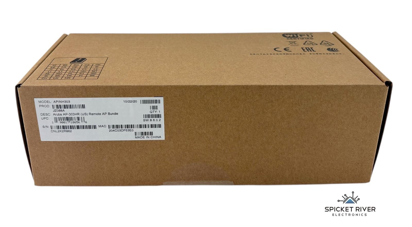 Aruba APINH303 AP303HRUS Remote Wireless Access Point JZ088A G1N