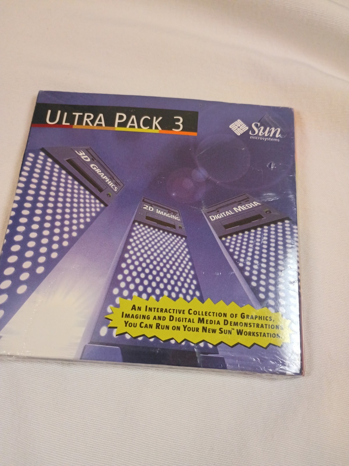 SUN Microsystems Software 3 CDs June 99 Issue 1 Digital Media Graphics Demo Digi