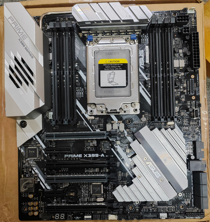 ASUS PRIME X399-A MotherBoard E-ATX DDR4 Support AMD 锐龙 1920X CPU-