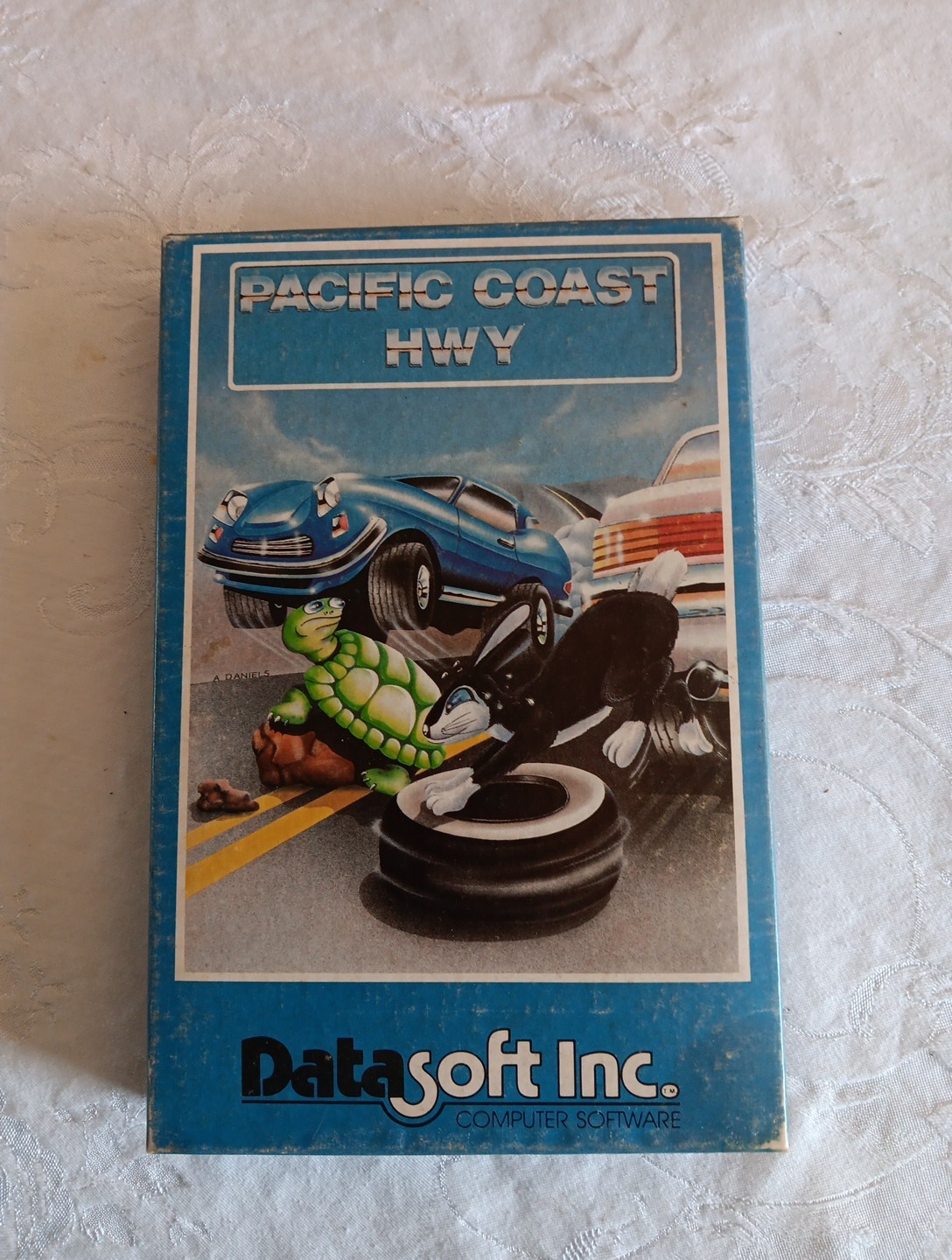 Vintage Datasoft Data Soft Inc. Pacific Coast HWY Box And Software.  Untested