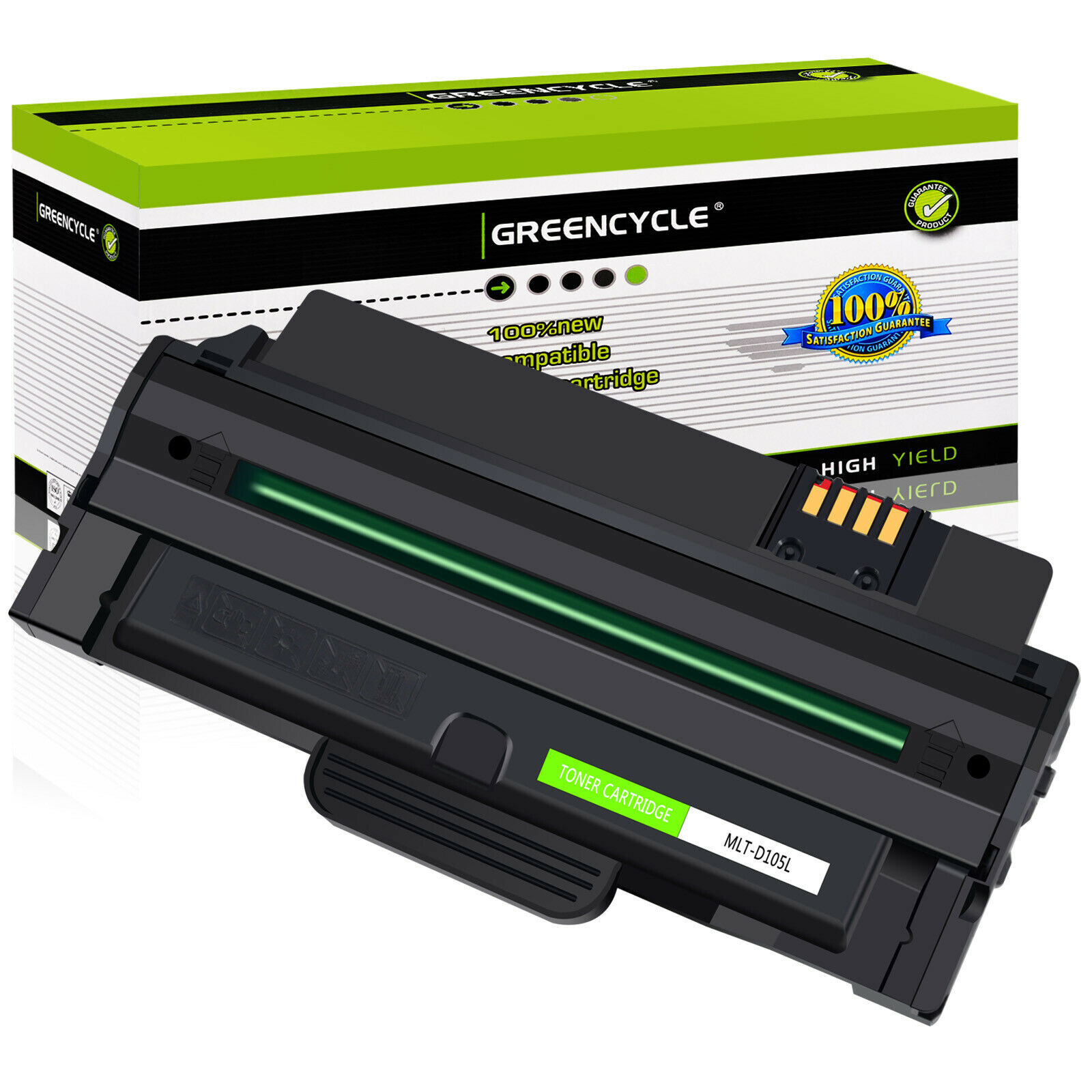 1PK MLT-D105L Toner Cartridge Compatible with Samsung ML-2580n ML-2525 ML-2525W