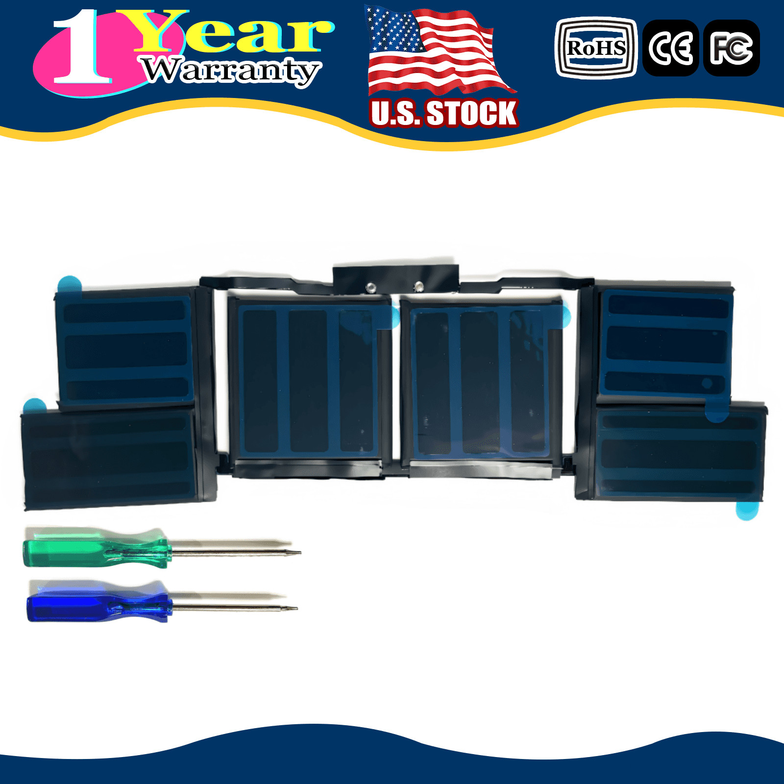 New Genuine A1953 Battery for MacBook Pro 15'' A1990 Mid 2018 2019 EMC 3215 3359