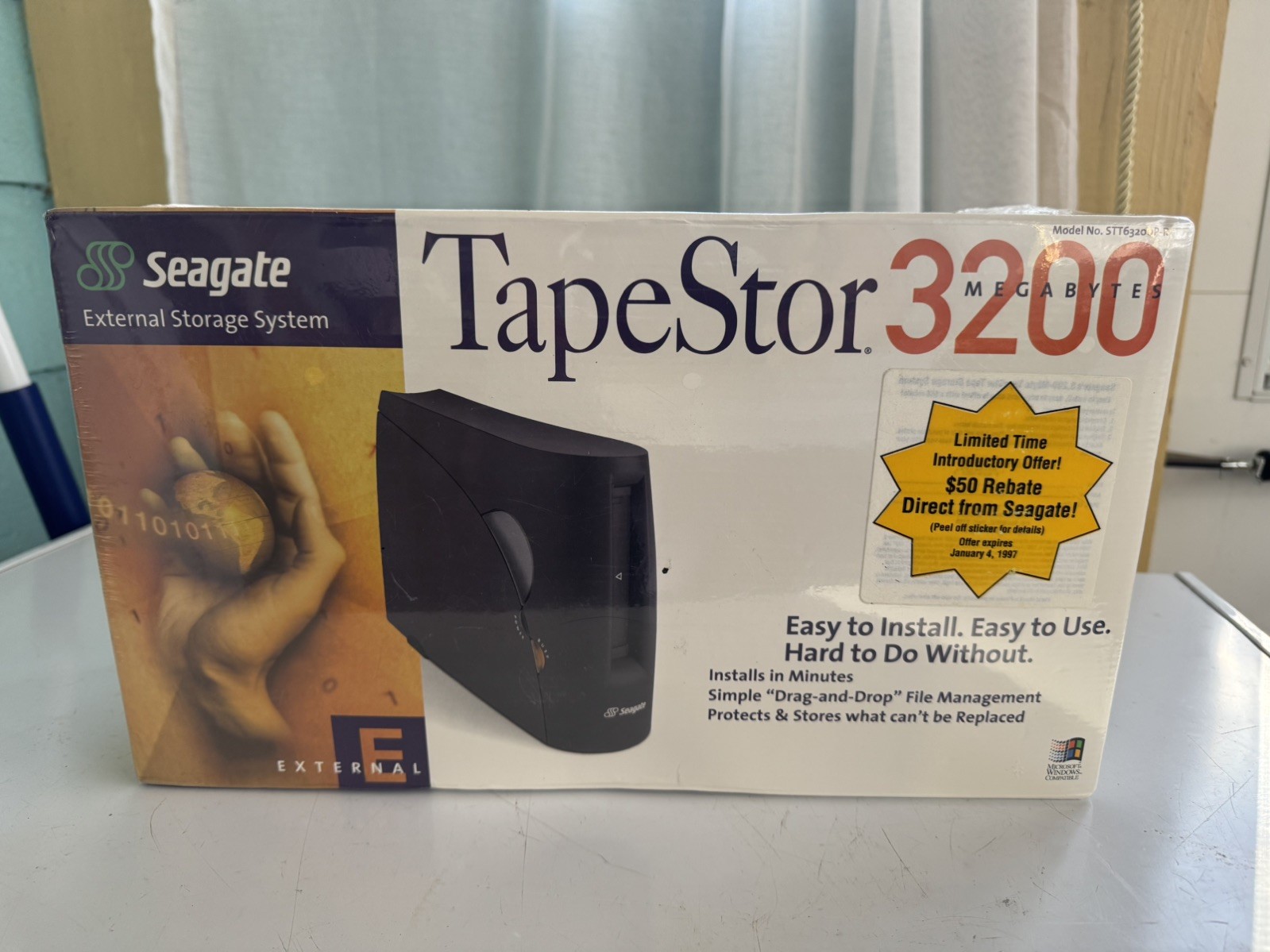 Seagate Tape Stor 3200MB STT63200P-R cartridge Tape Backup System 