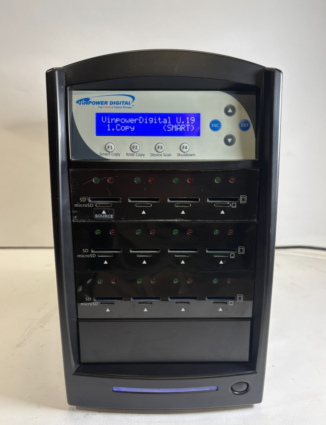 Vinpower Digital SDShark 15 Target SD & MicroSD Card Duplicator Tower
