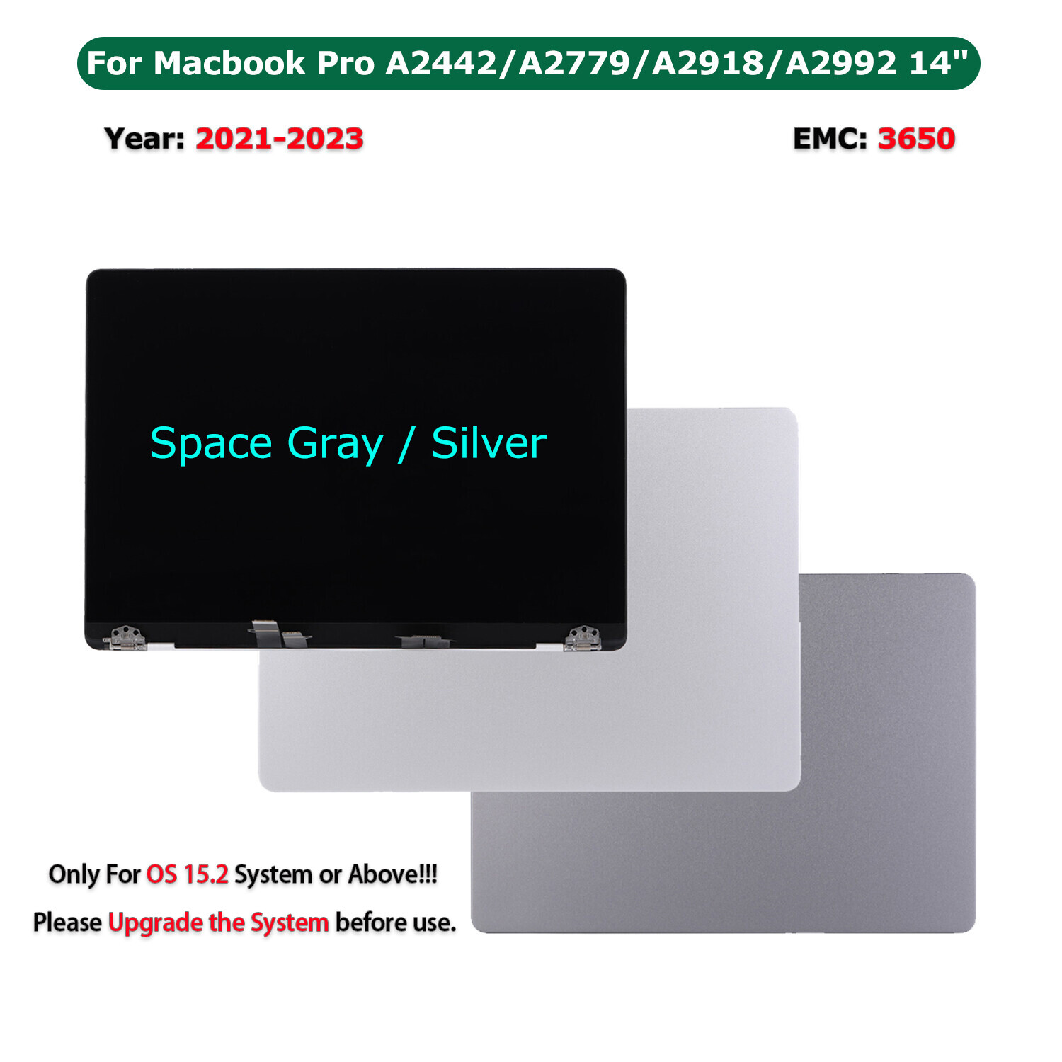 LCD Screen Display For Macbook Air A2337 Pro A2338 A3112 A3185 A2485 A2941 Lot