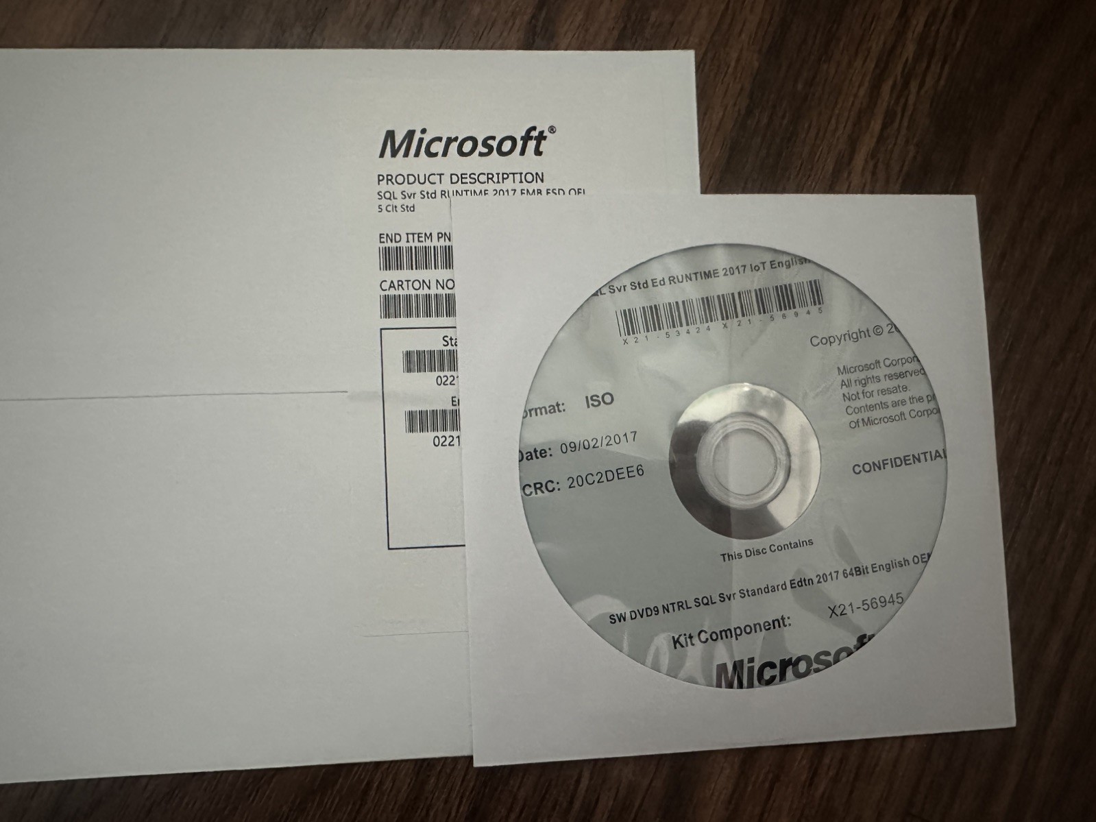 Microsoft SQL Server 2017 Standard Edition - 16 Core License (Physical)