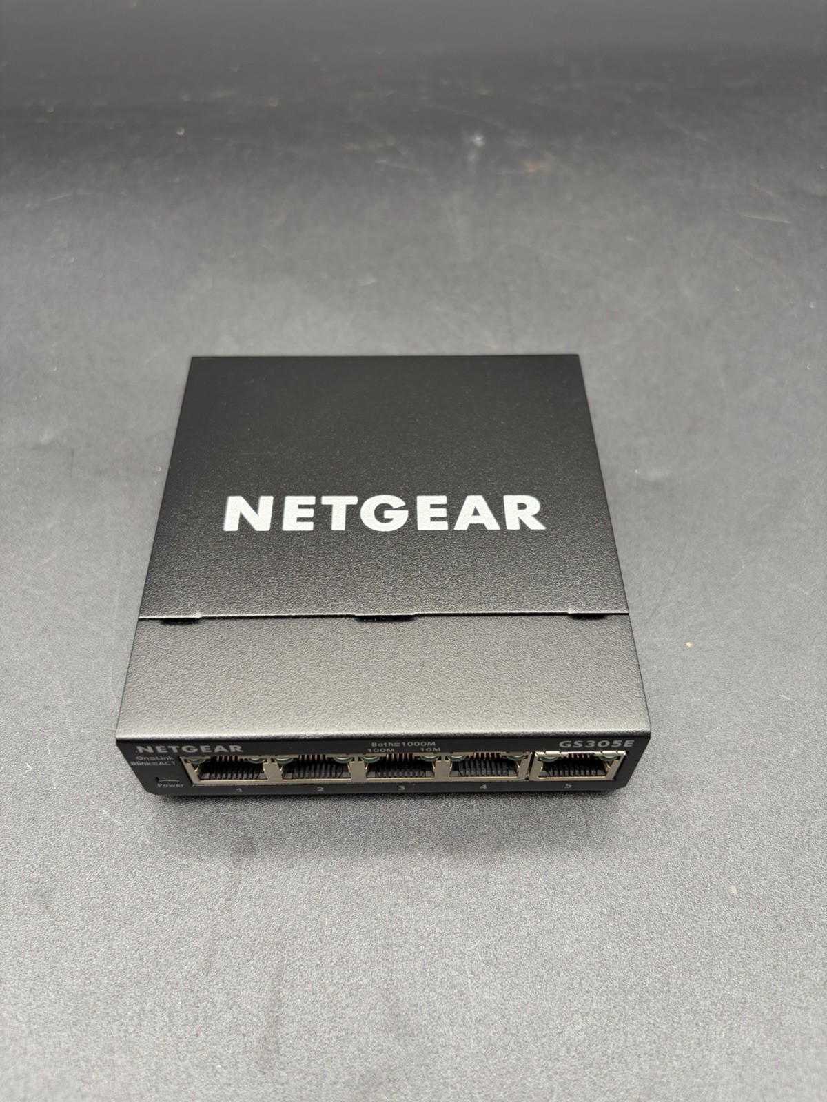 NETGEAR GS305E 5-Port Gigabit Ethernet Smart Managed Plus Switch