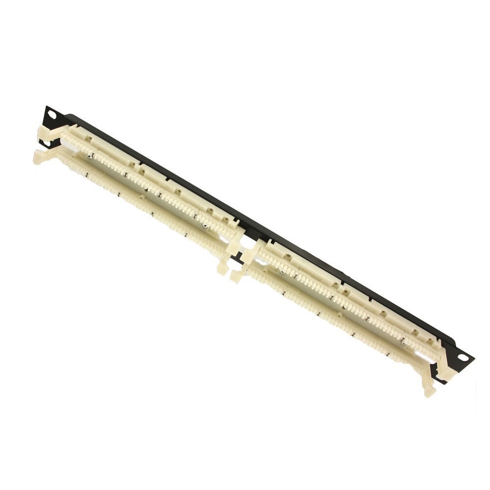 Leviton 41DBR-1F5 Cat 5e 110-Style Rack-Mount Wiring Block Kit C-5 Clip 100-Pair