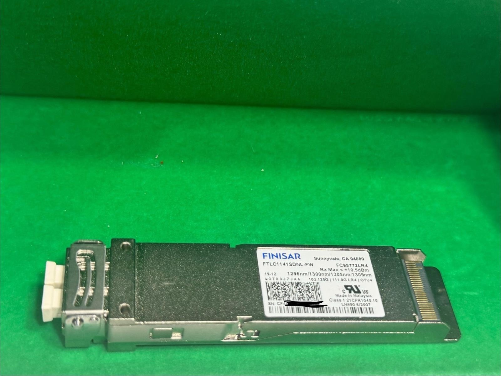 Fujitsu Finisar FC95772LR4 CFP4 100G transceiver