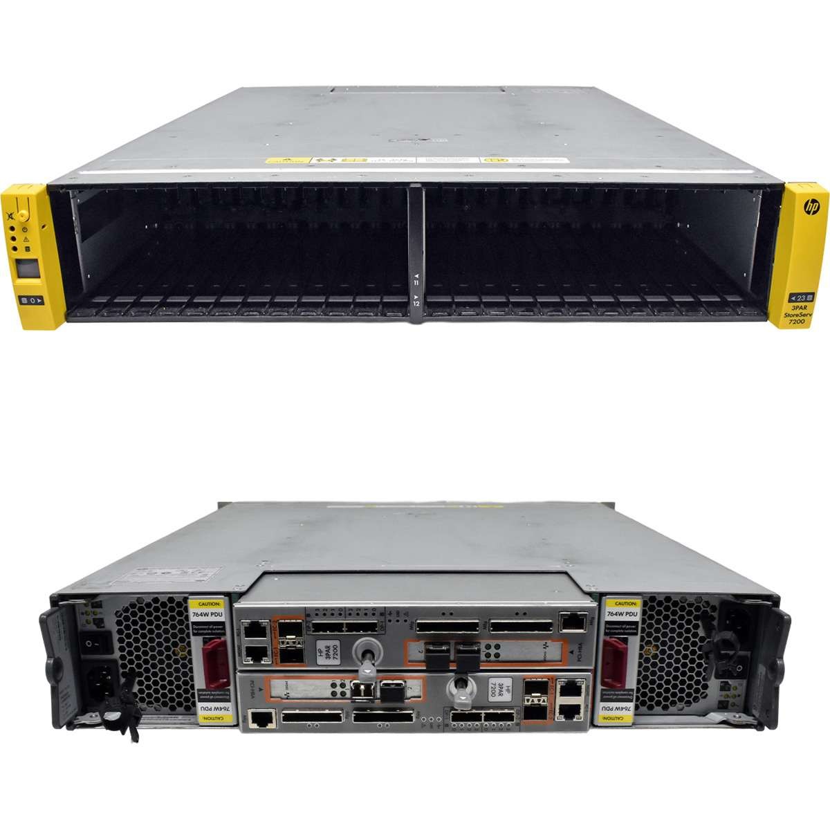 HP 3PAR StoreServ 7200 24x SFF 2.5" 2x Controllers QR482-63001 No HDD QLE8242