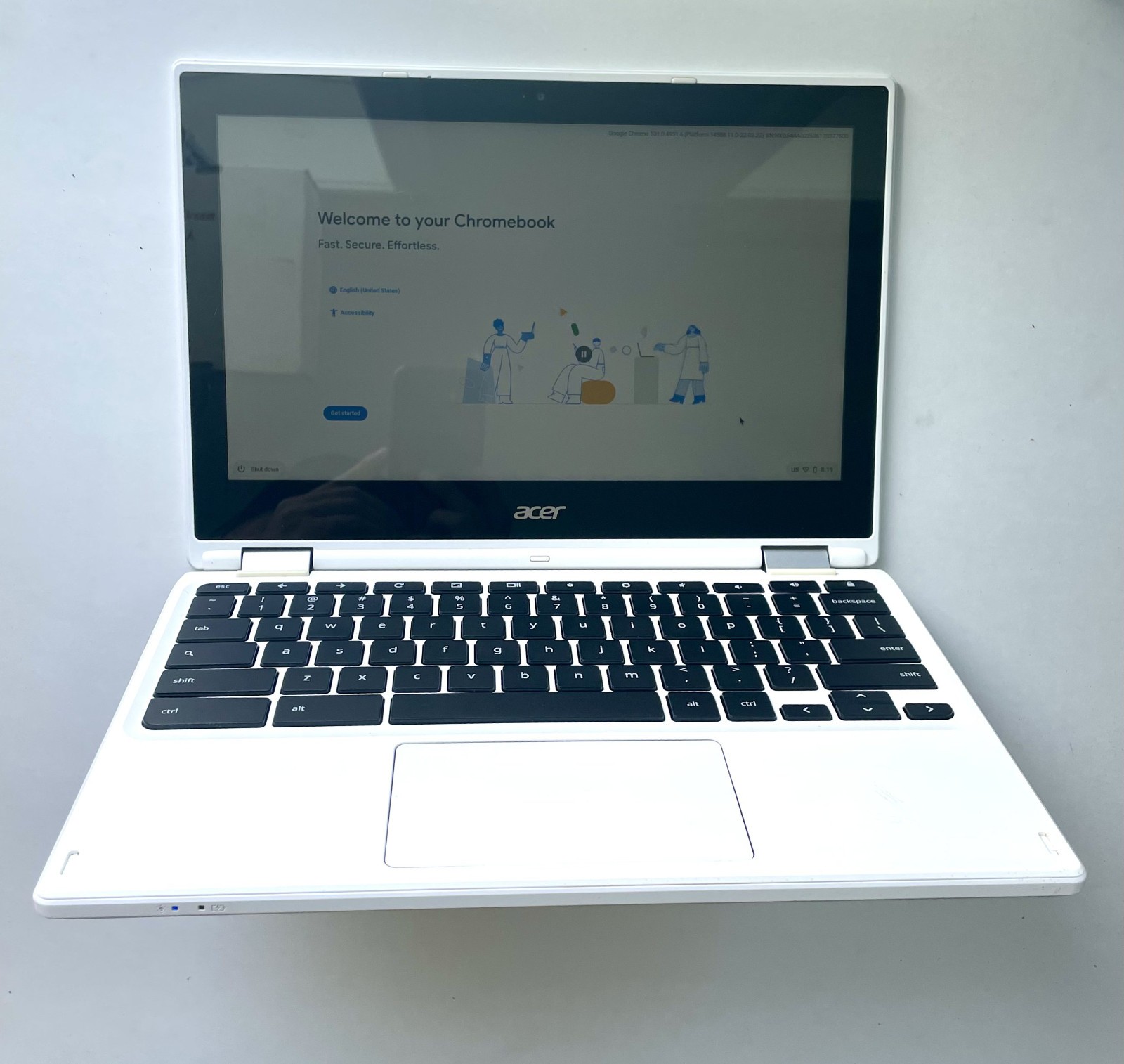 Acer Chromebook 13" R11 Model N15Q8 White