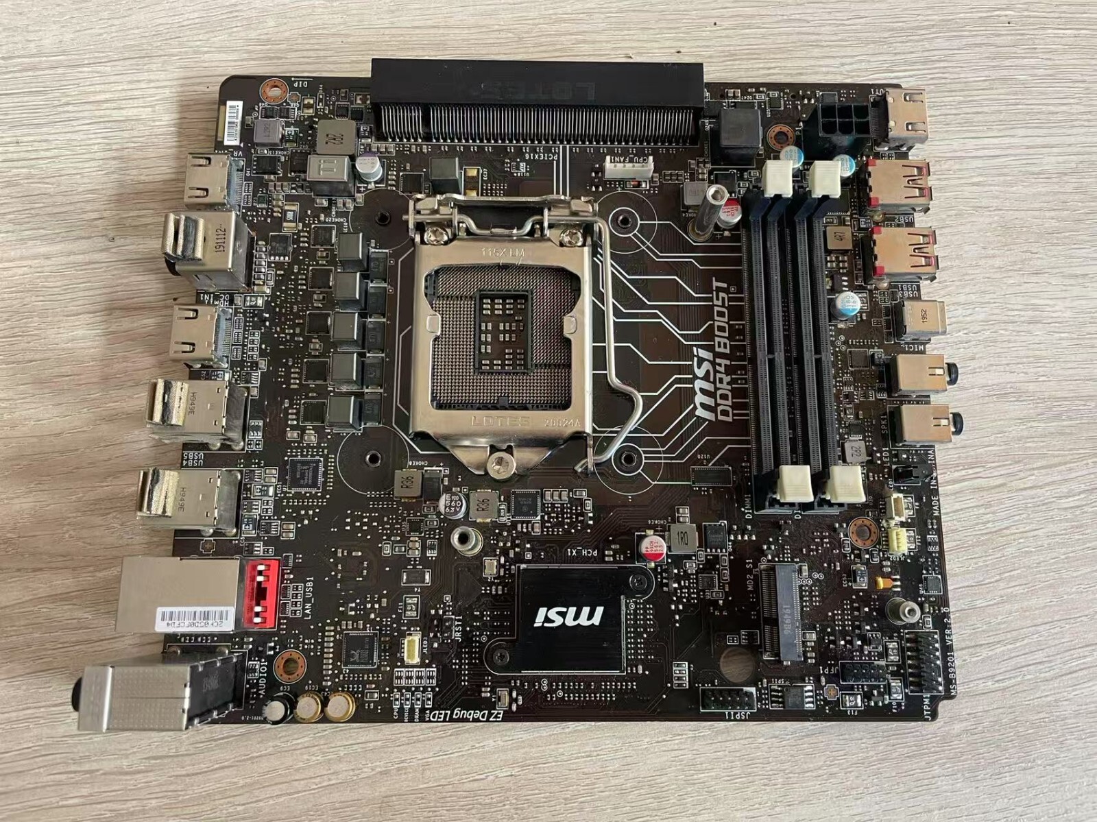 MSI Gaming Trident 3 Intel H310 8th Ms-b9201 Ms-b920 DDR4 Motherboard LGA1151
