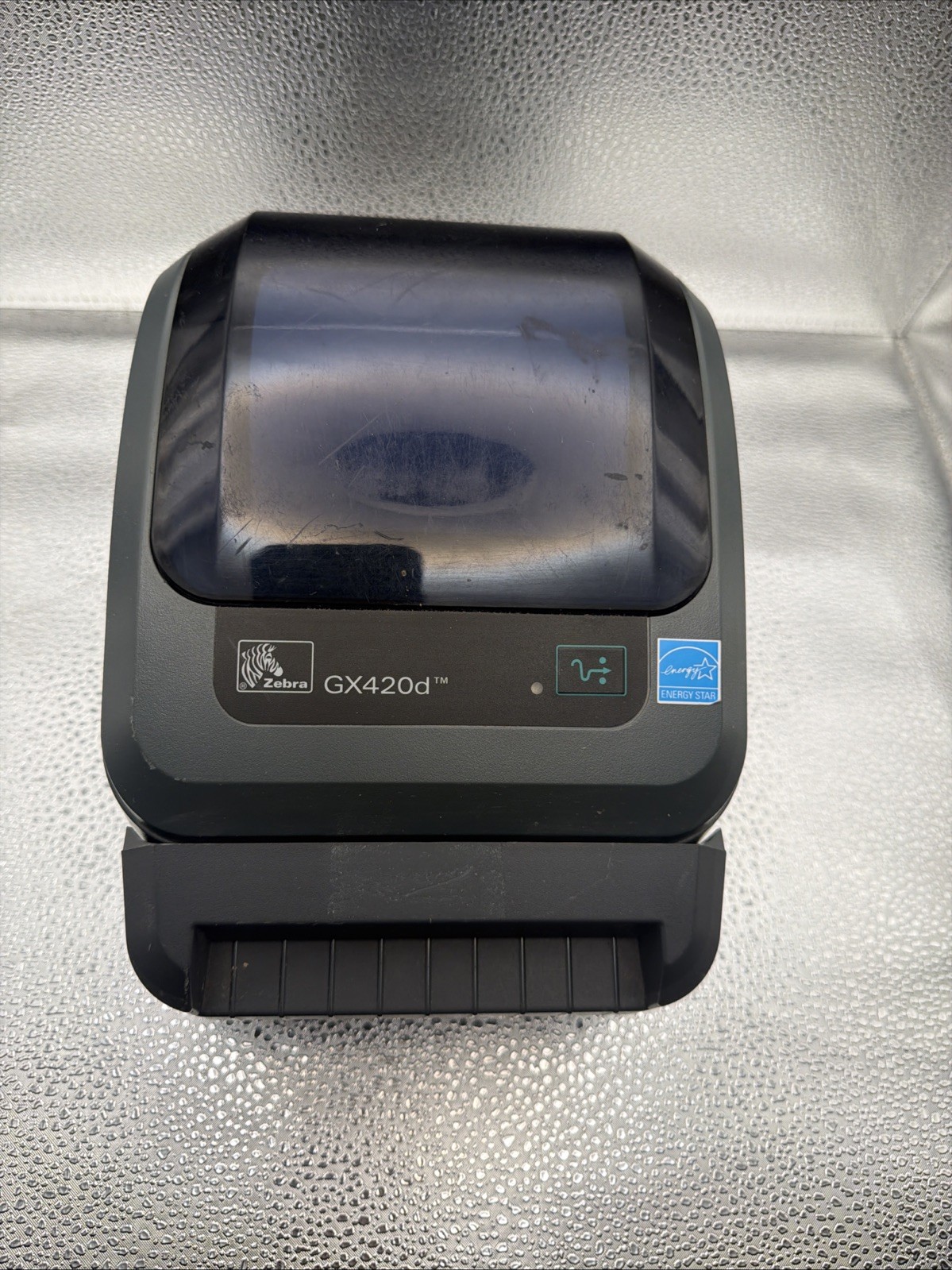 ZEBRA GX420D THERMAL LABEL BARCODE PRINTER | UNTESTED | NO POWER ADAPTER