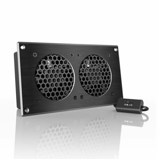 Airplate S5 Ultra Quiet Cooling Fan System with Multi Speed Controller 8 inches