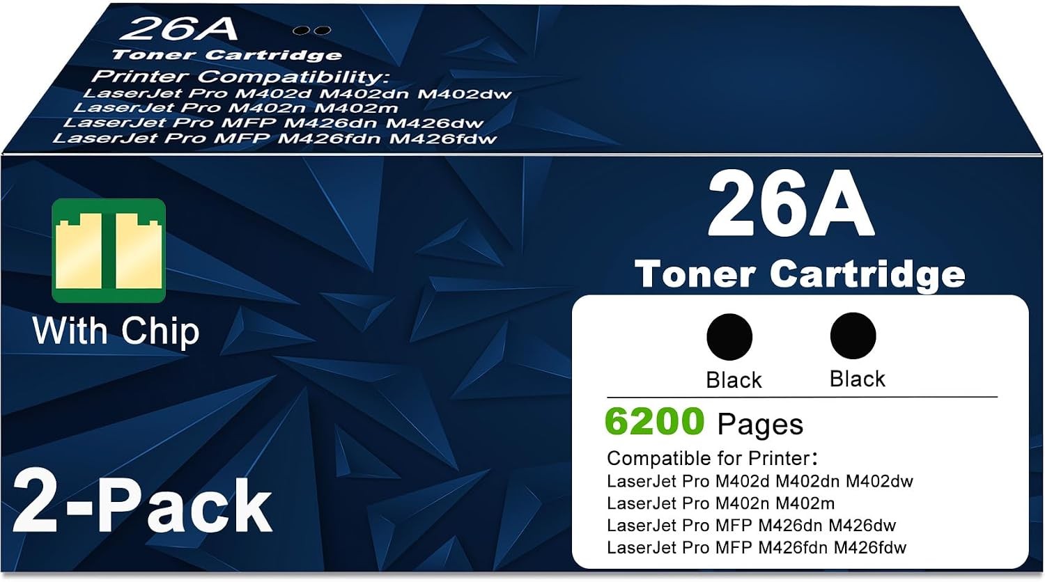 26A Toner Cartridge for HP LaserJet Pro M402d M402dn M402dw & MFP M426dn Series