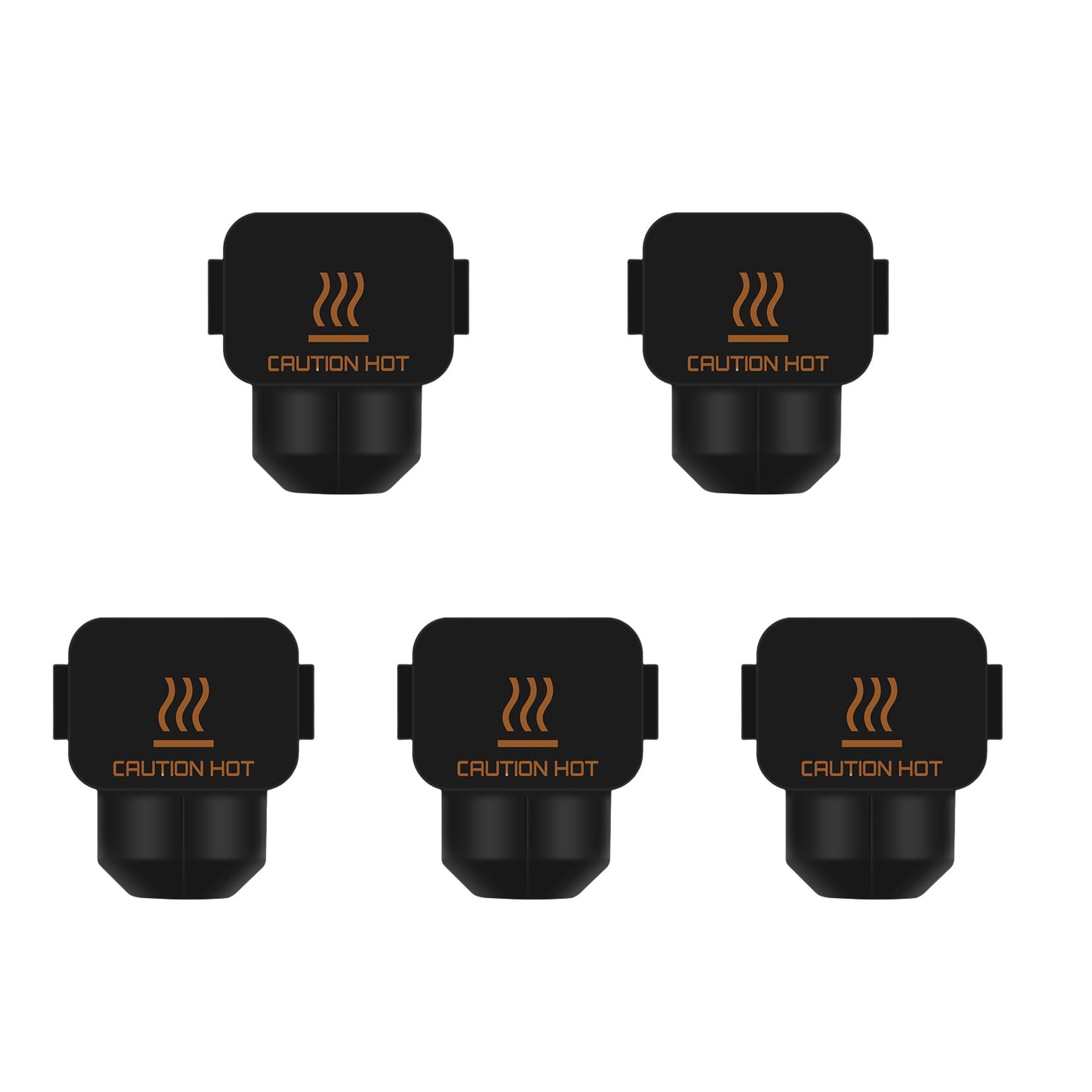 5PCS Silicone Socks for A1, 3D Printer High Temperature Resistance Hotend Nozzle