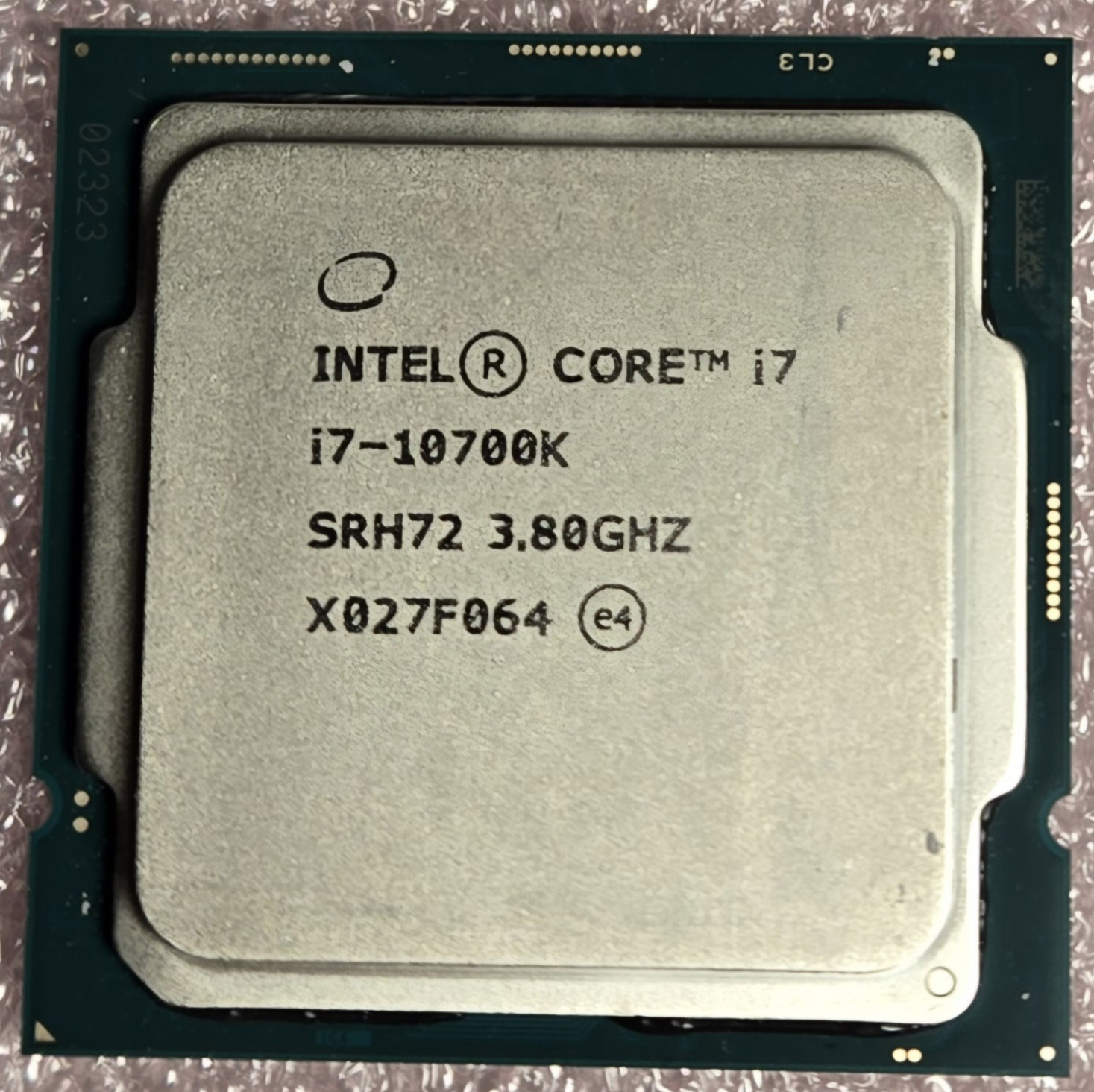 Intel Core i7-10700K 3.80GHz 8 Core SRH72 16 Thread LGA 1200 CPU