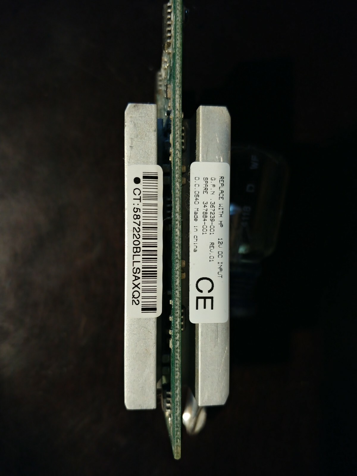 HP 347884-001 VRM VOLTAGE REGULATOR MODULE 12V