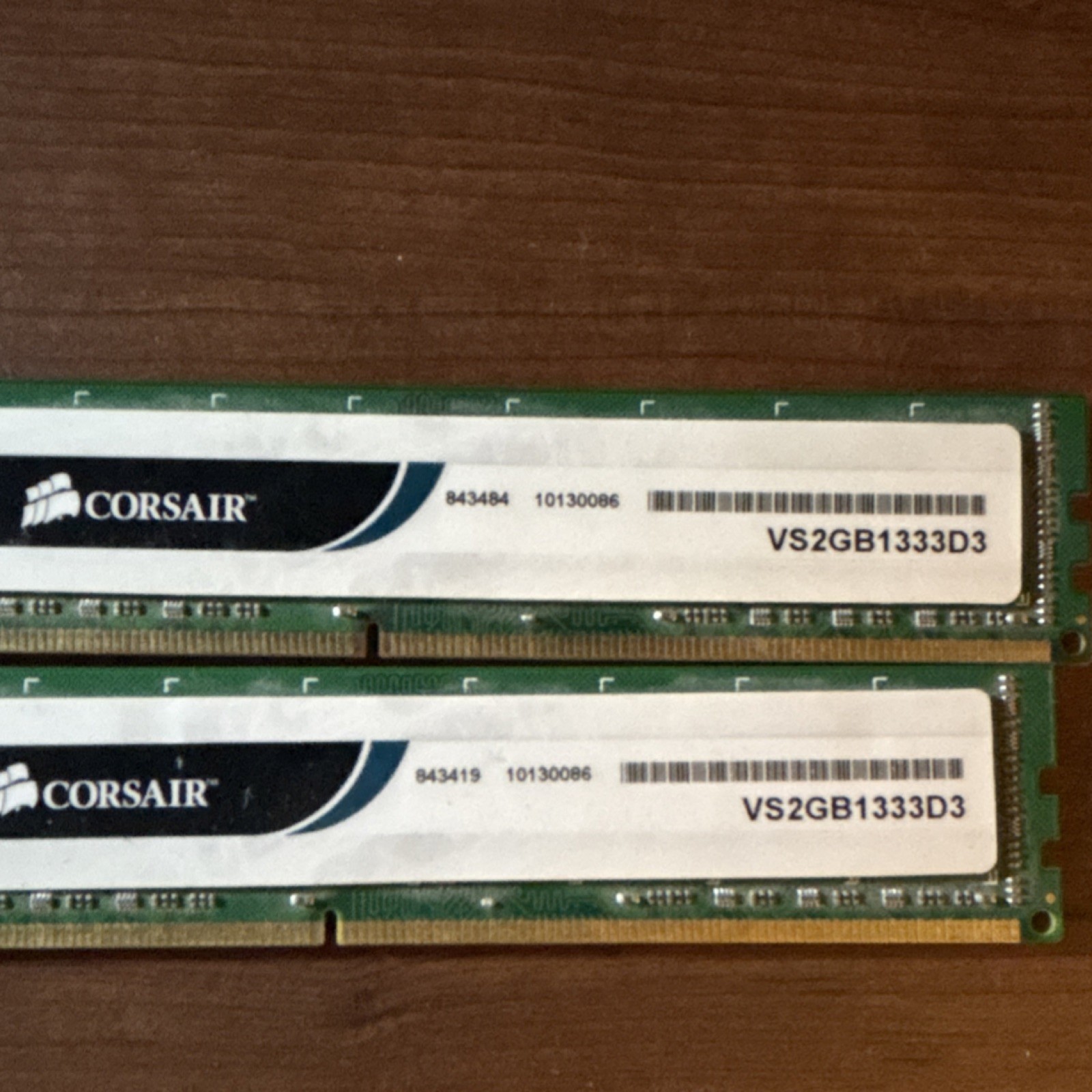 Corsair 4GB (2x2GB) DDR3 1333MHz PC3-10600 Desktop RAM VS2GB1333D3