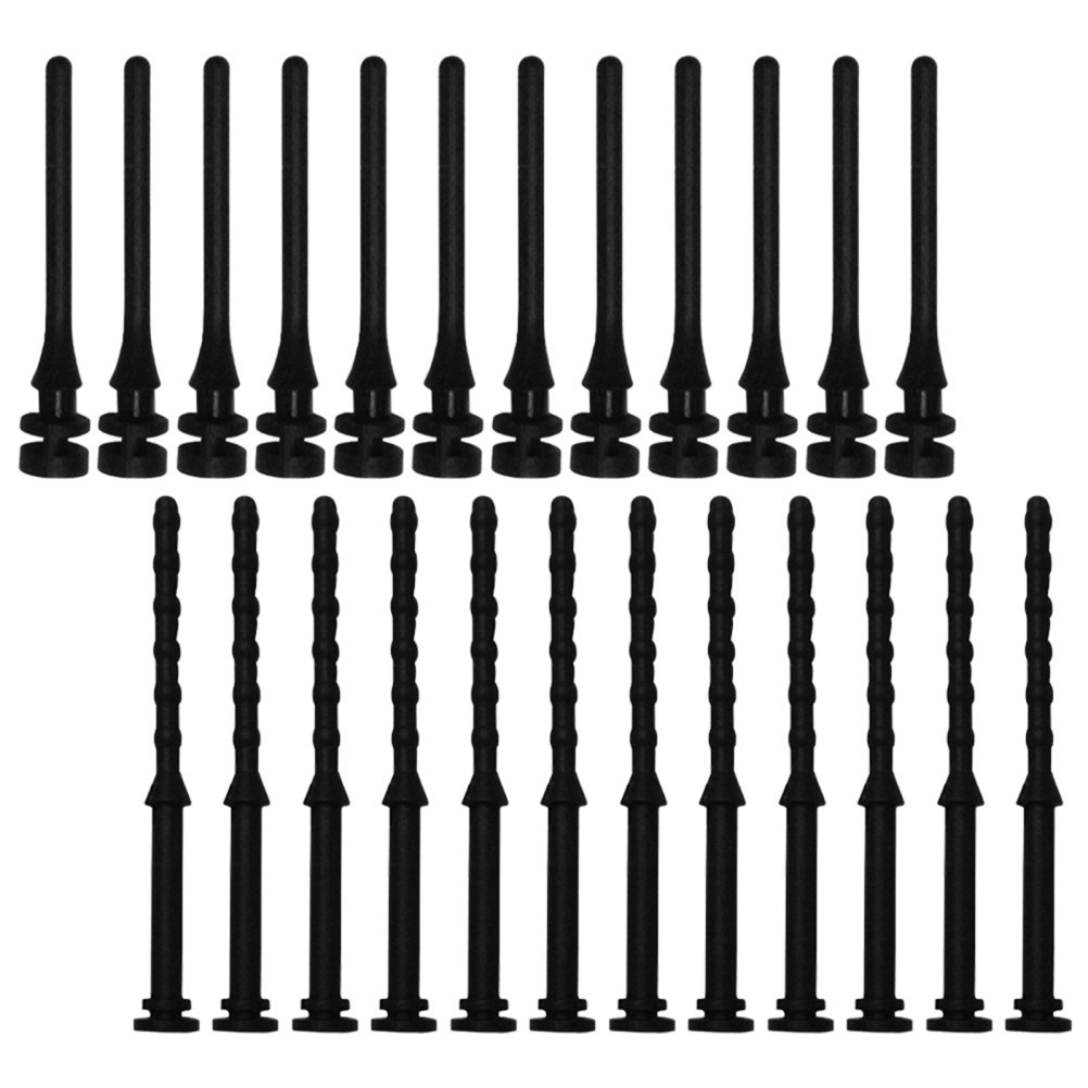 Durable Silicone Rubber Computer Fan Screws Anti-Vibration Noise Reduction Black