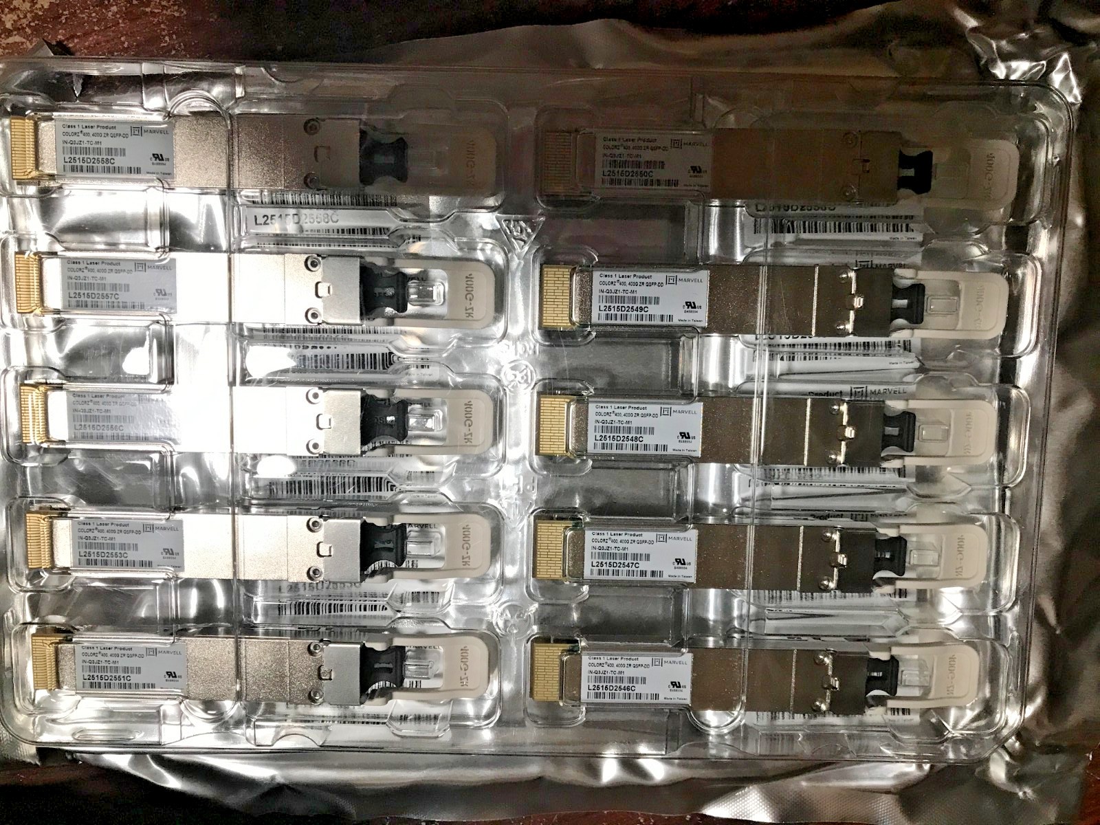 (1PC) New Marvell COLORZ II 400ZR 400Gbps QSFP-DD IN-Q3JZ1-TC-M1 Transceiver