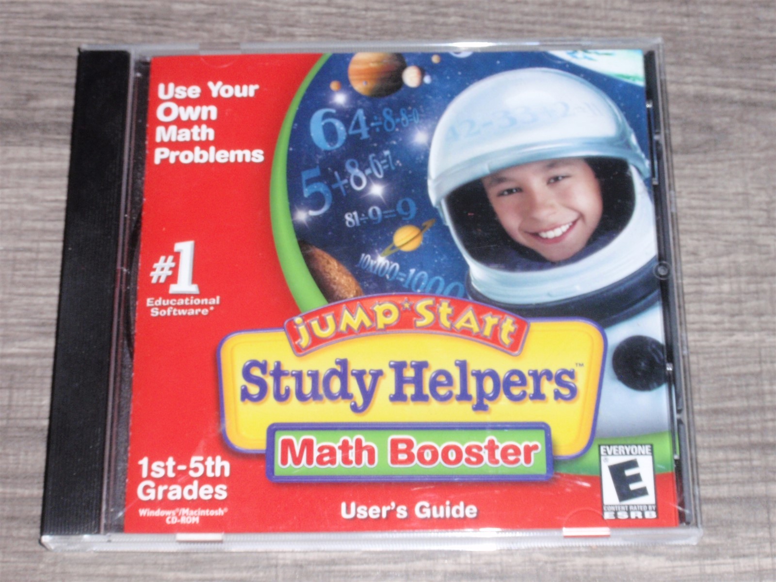 JumpStart Study Helpers Math Booster PC/Mac CD-ROM Knowledge Adven 2003 Win98/XP