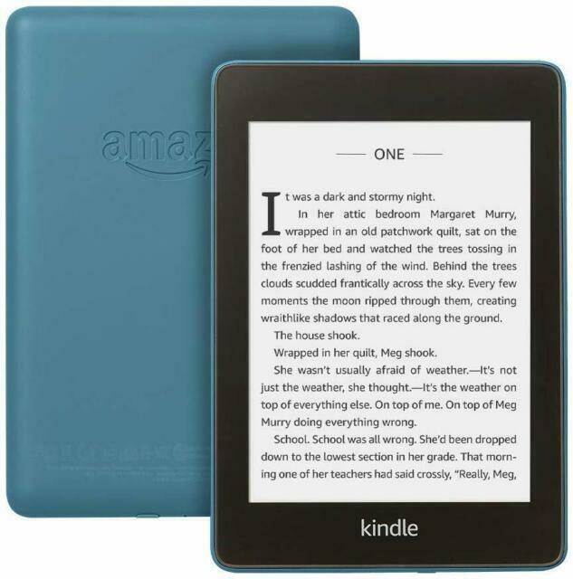 New Amazon Kindle Paperwhite 10th Generation 8GB WiFi Waterproof Twilight Blue