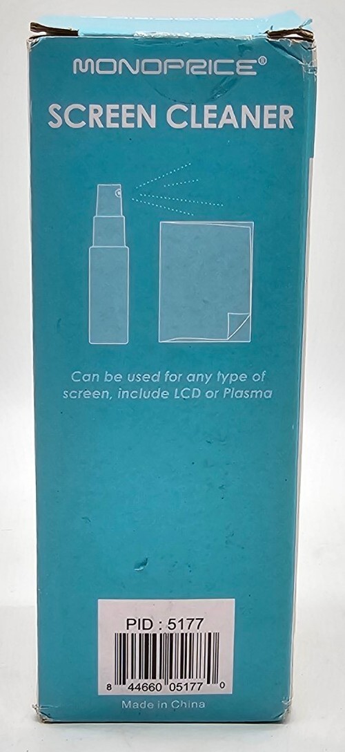 Monoprice Universal Screen Cleaner Large Bottle For Lcd And Plasma NEW