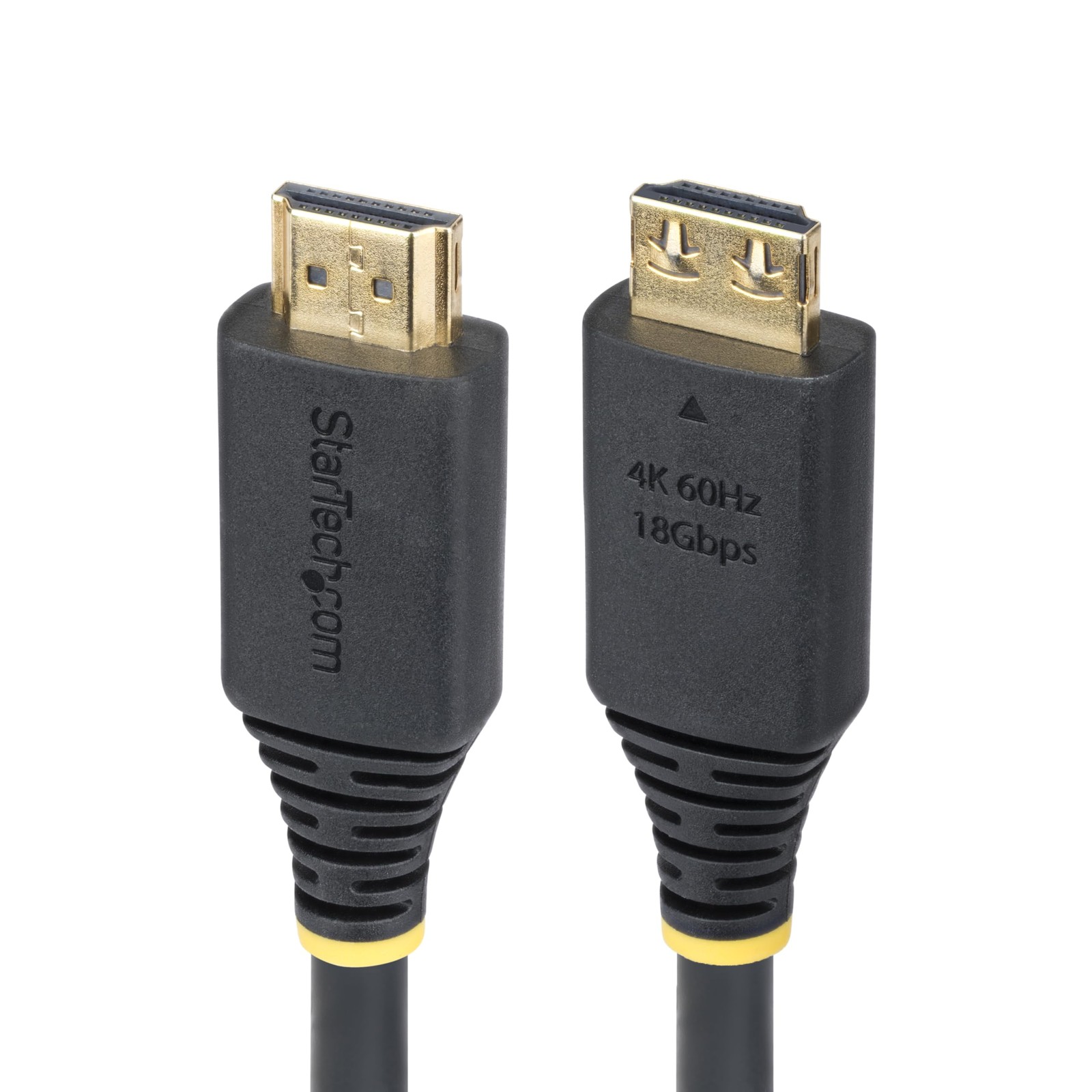 StarTech HDMI2CABLEGRIP6F 6ft High Speed HDMI Cable Black