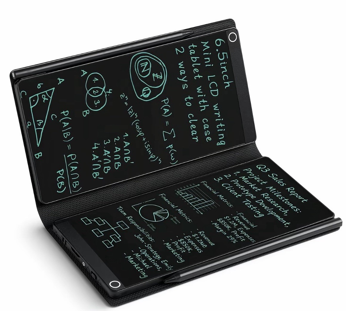 6.5-Inch Full Screen LCD Writing Tablet, Portable Reusable