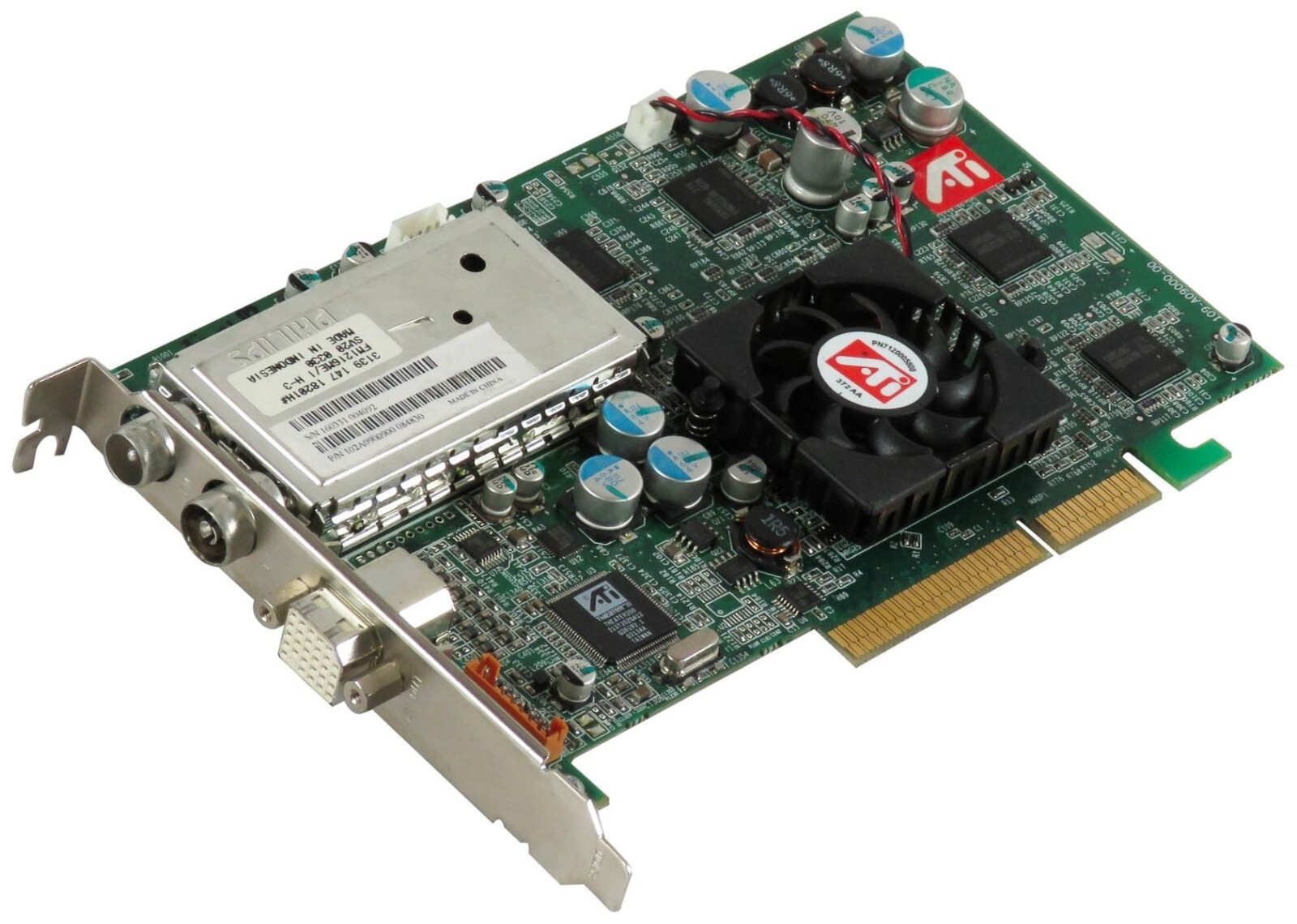 GRAPHICS CARD ATI 109-A09000-00 ALL-IN-WONDER RADEON 9600 128MB AGP FM TV AV OUT