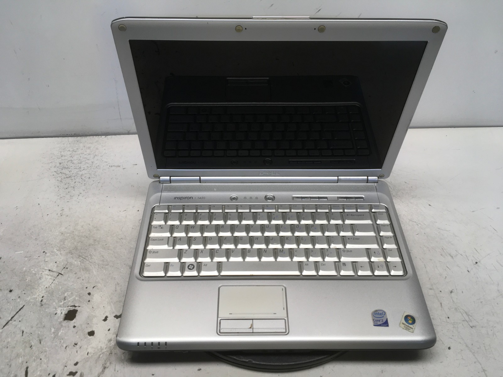 Dell Inspiron 1420 Intel Core 2 Duo 06FD 1.37GHz 3 GB NO HDD No Batt READ