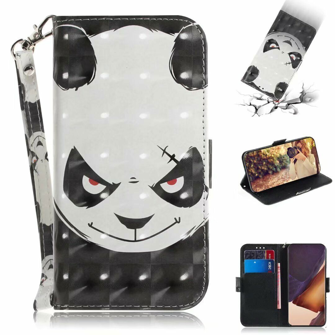 Flip Panda Cat Flower Dog Zoo Card Wallet Cover Case for A54 A26 A07 A37 A05 A36