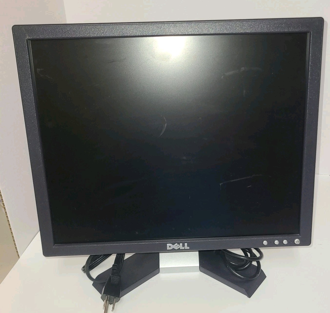 Dell E176FPF 17" Flat Screen Computer Monitor Stand and Power Cord Works