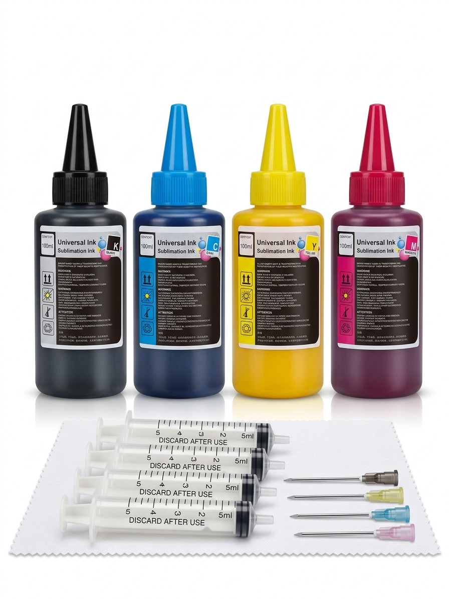 400ml Sublimation Refill Ink Kit for Epson ET-2720 ST-2000 Printer (BCMY)