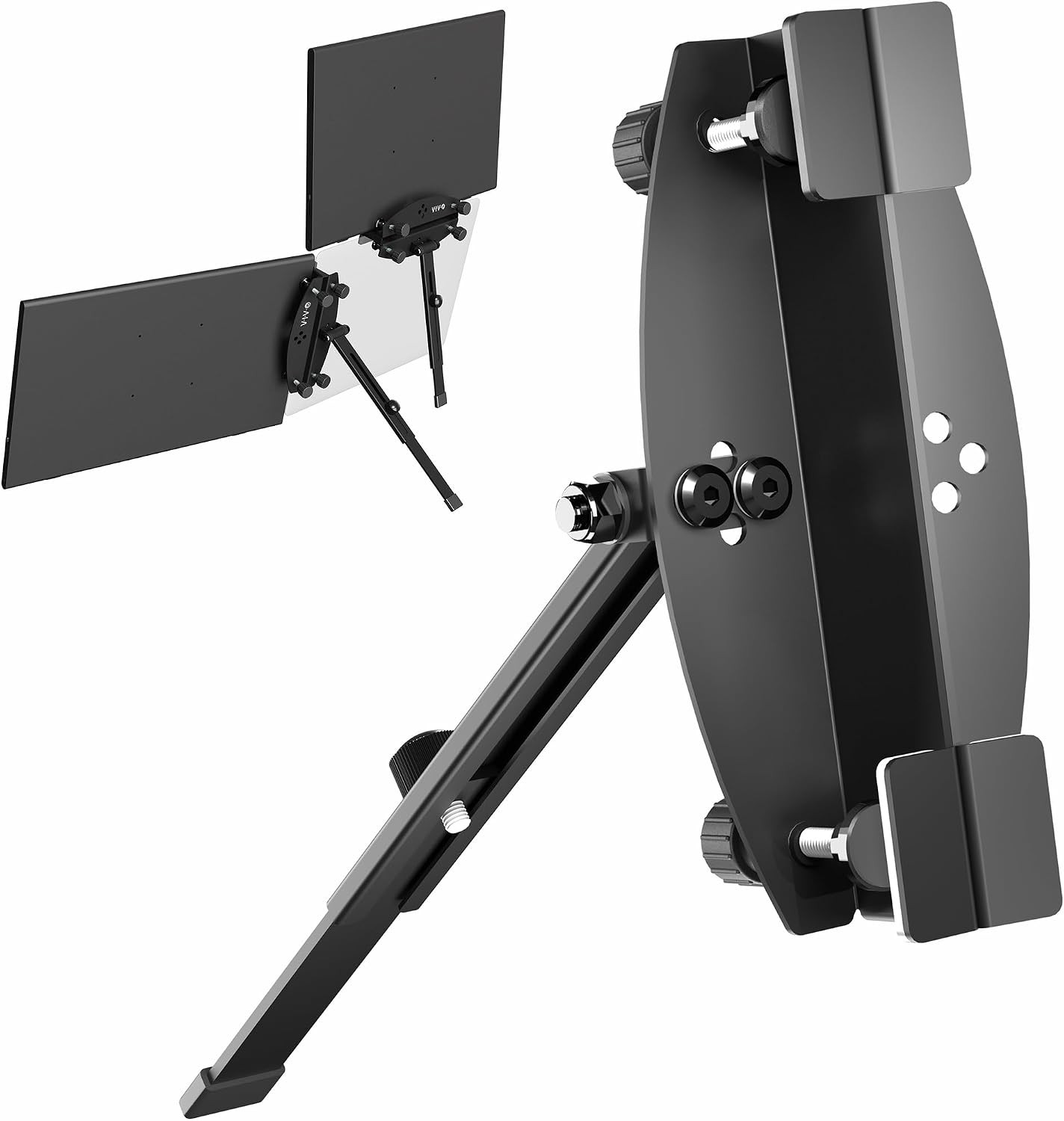 Black Portable Monitor Holder for Laptop Screen Extender, STAND-PM01A