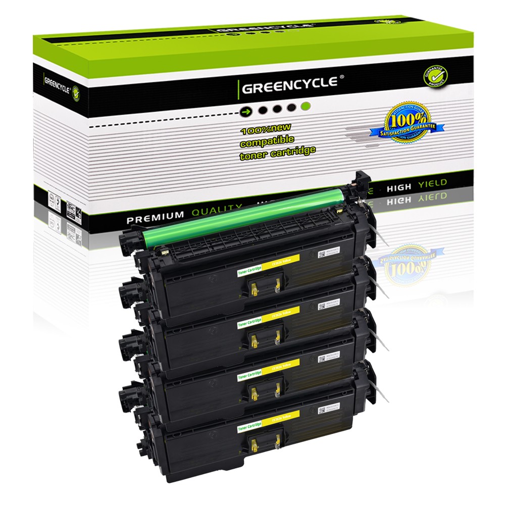 4PK CE262A Yellow Toner for HP Color LaserJet Enterprise CP4025 CP4025n CP4025dn