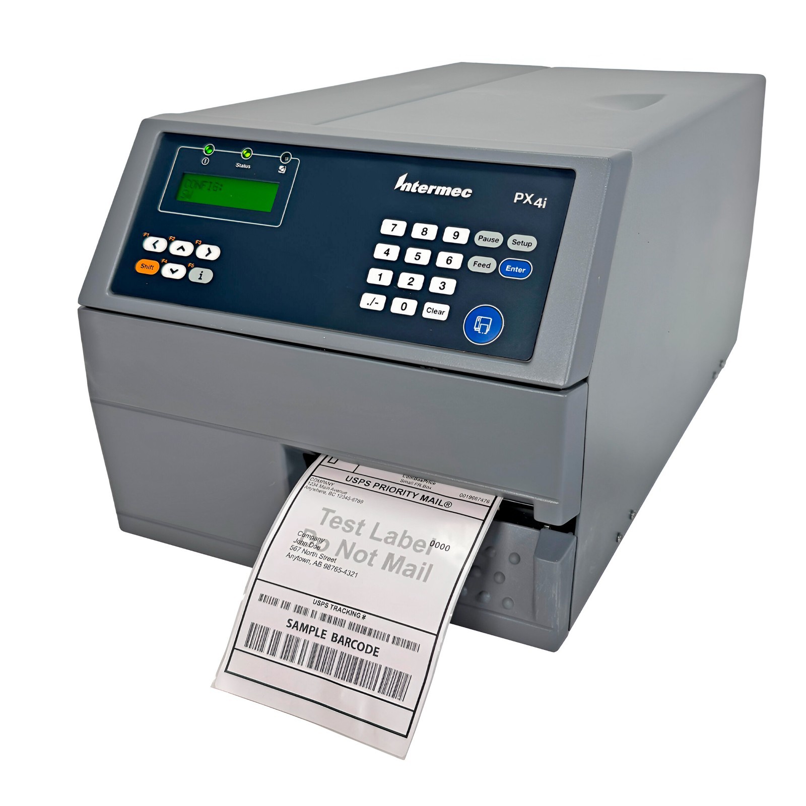 Intermec EasyCoder PX4i Thermal Transfer Barcode Label Printer USB LAN Serial