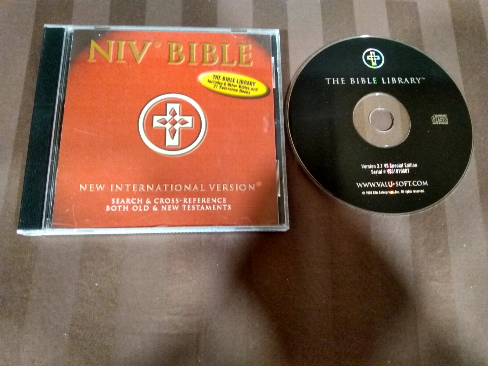 The Bible Library NIV Edition (PC CD-ROM, 1998) Excellent Condition 
