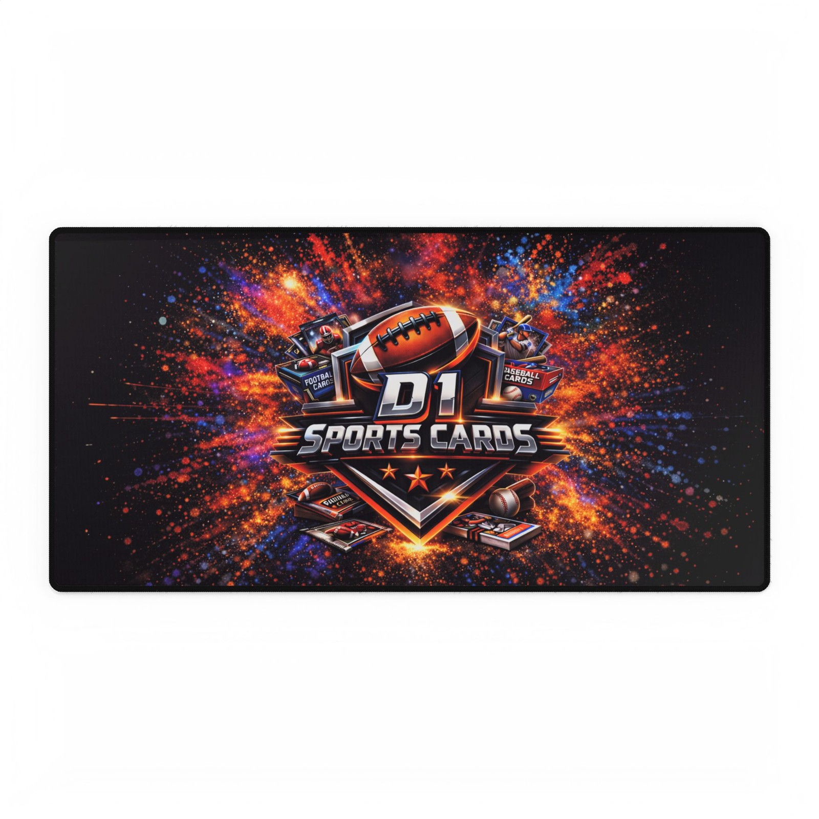 Colorblast Custom Sports Card Break Mat Card Breakers, Streamers/Collectors 