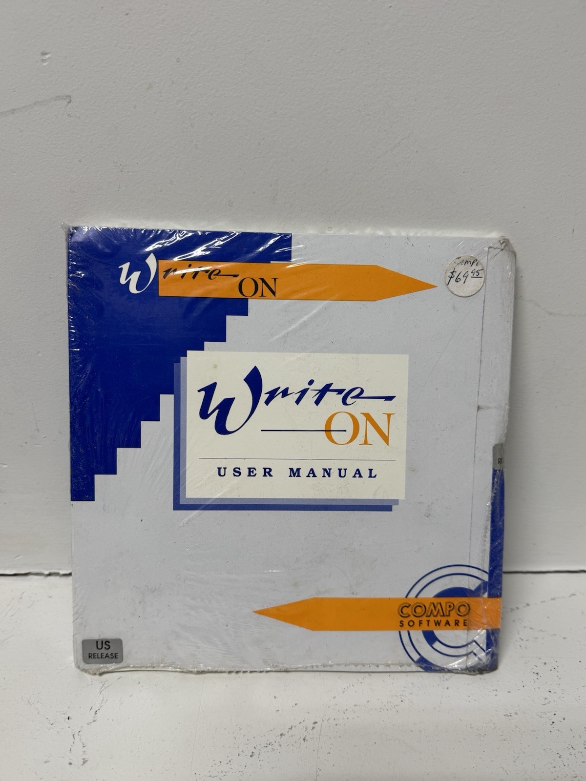 Write On Word Processor Compo Software Vintage DOS Sealed US Release Floppy