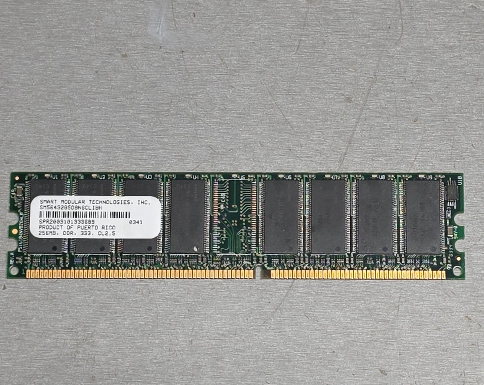 SMART Modular 256MB DDR 333MHz CL2.5 Desktop Memory Module SMS643285D8N6CLIBH
