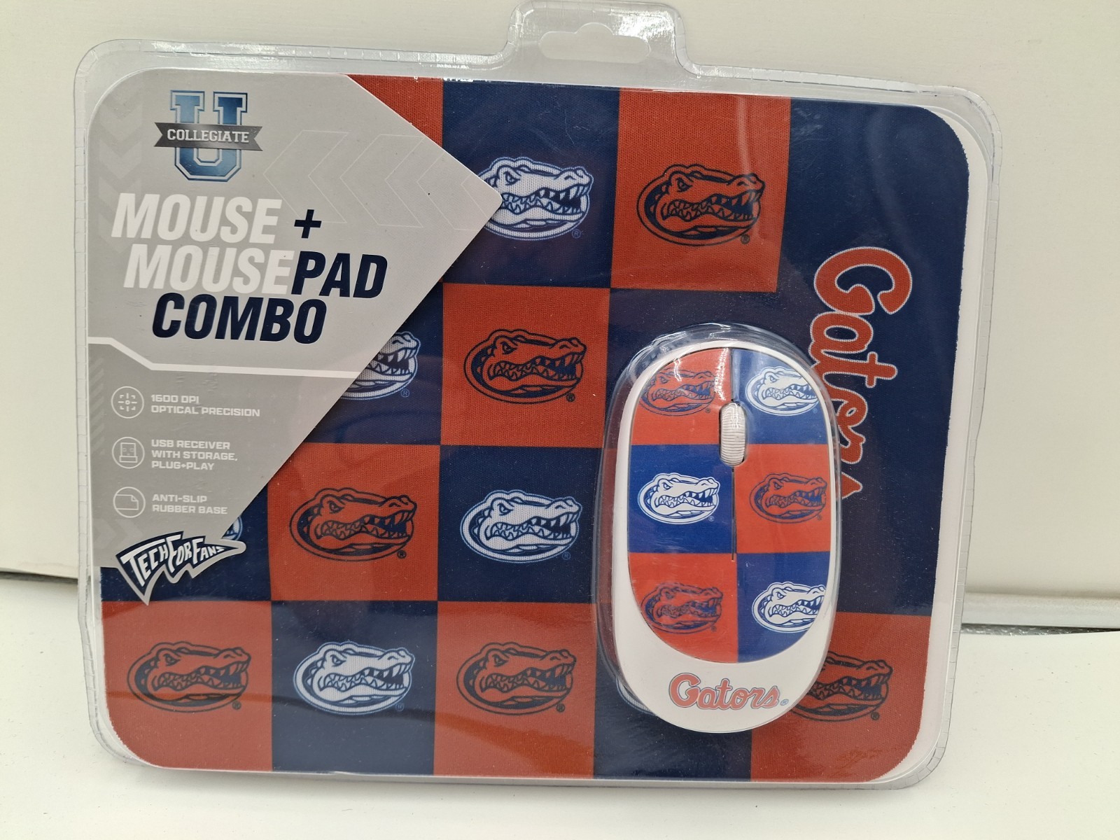 Soar Conputer Set, Florida Gators Mouse Pad + Wireless Mouse Combo, NCAA UF New 