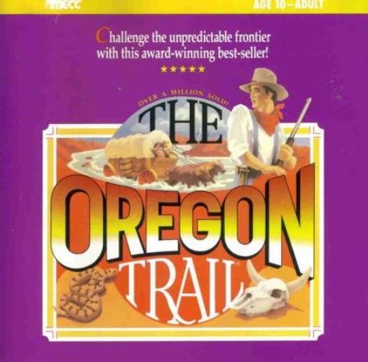 The Oregon Trail 1 PC MAC CD live wild west pioneer across frontier America game
