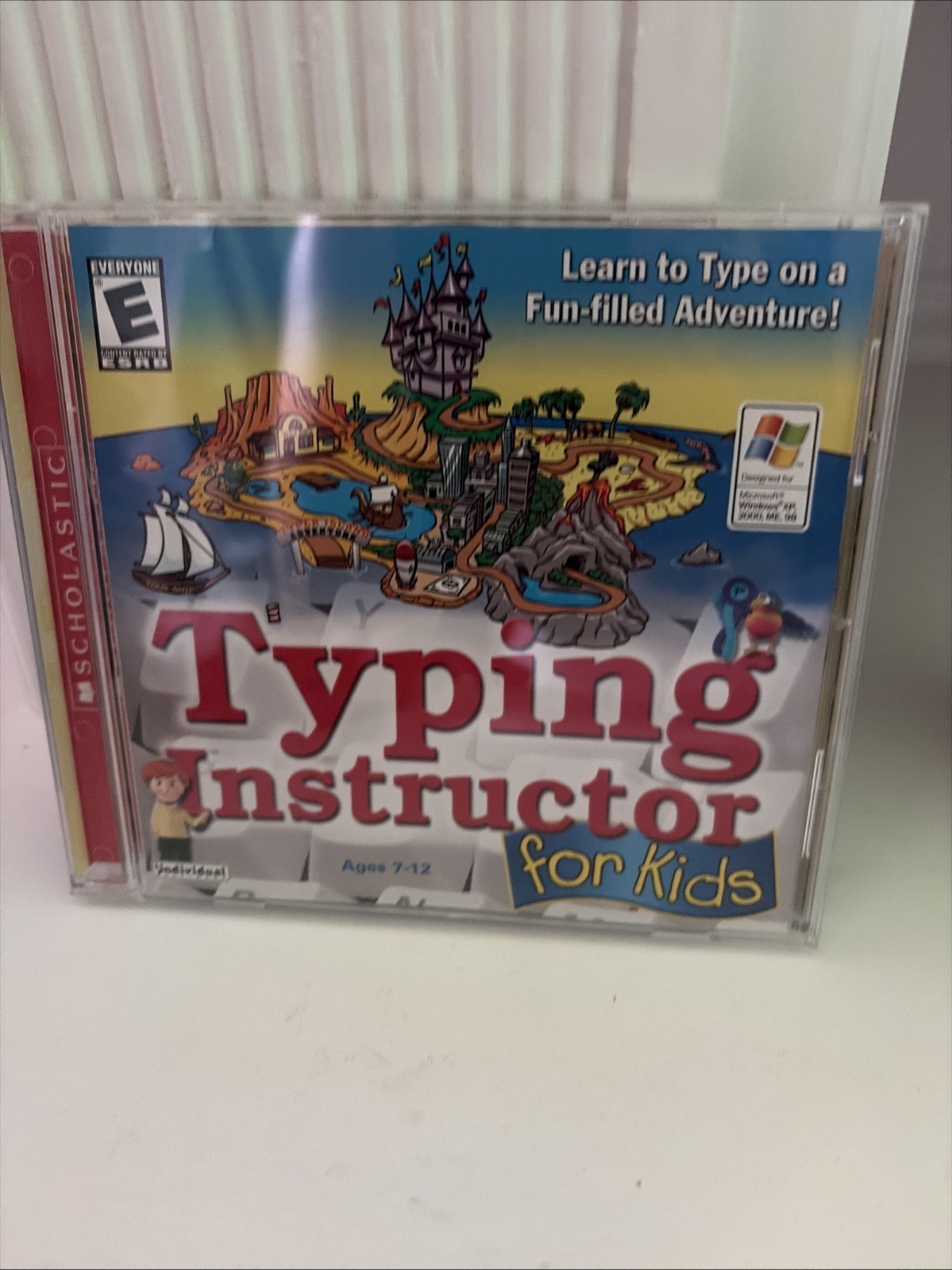 RARE Scholastic Typing Instructor For Kids CD ROM 2004