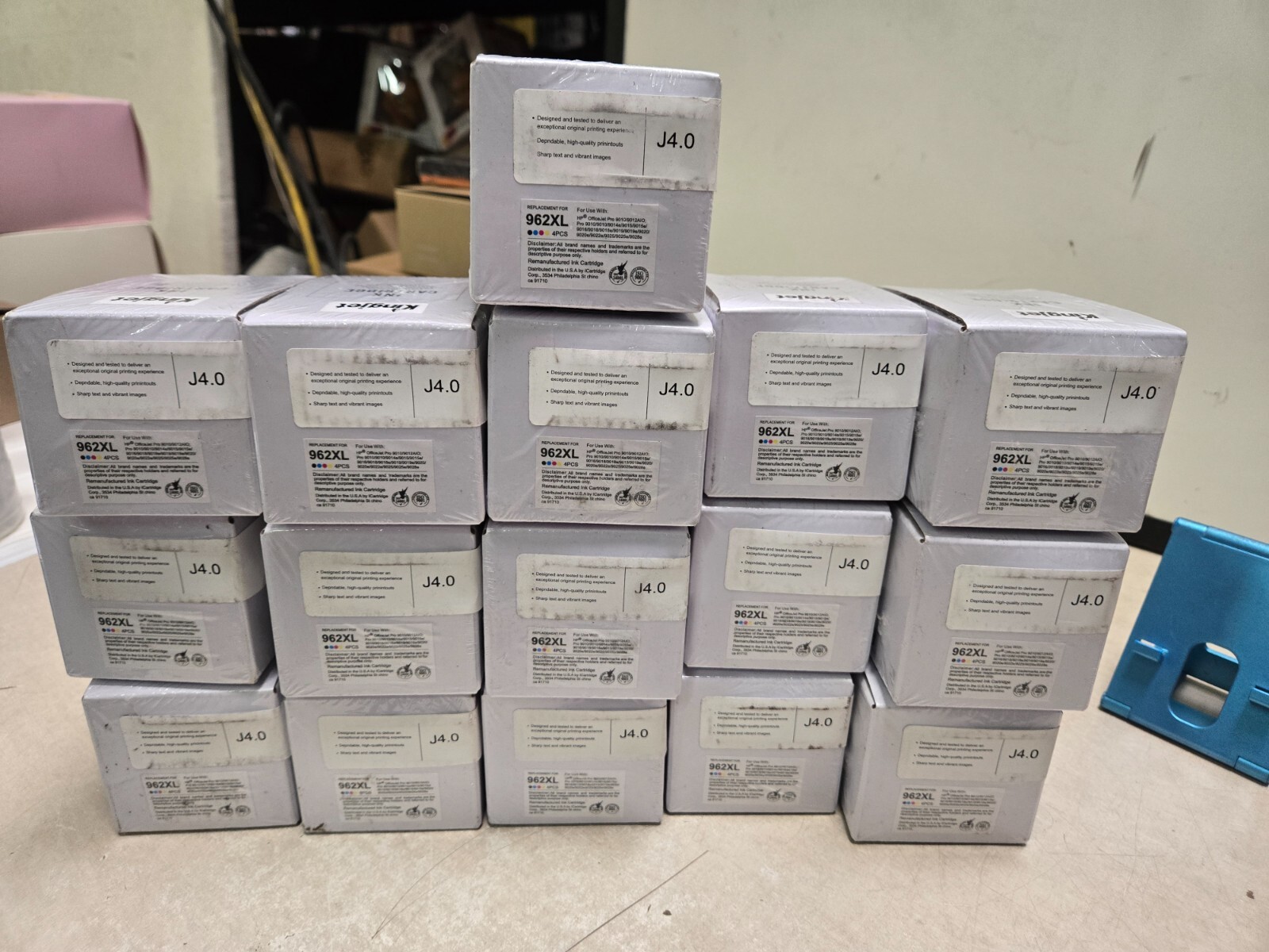 Lot of 16 Sealed 4 pack 962XL Ink Cartridges