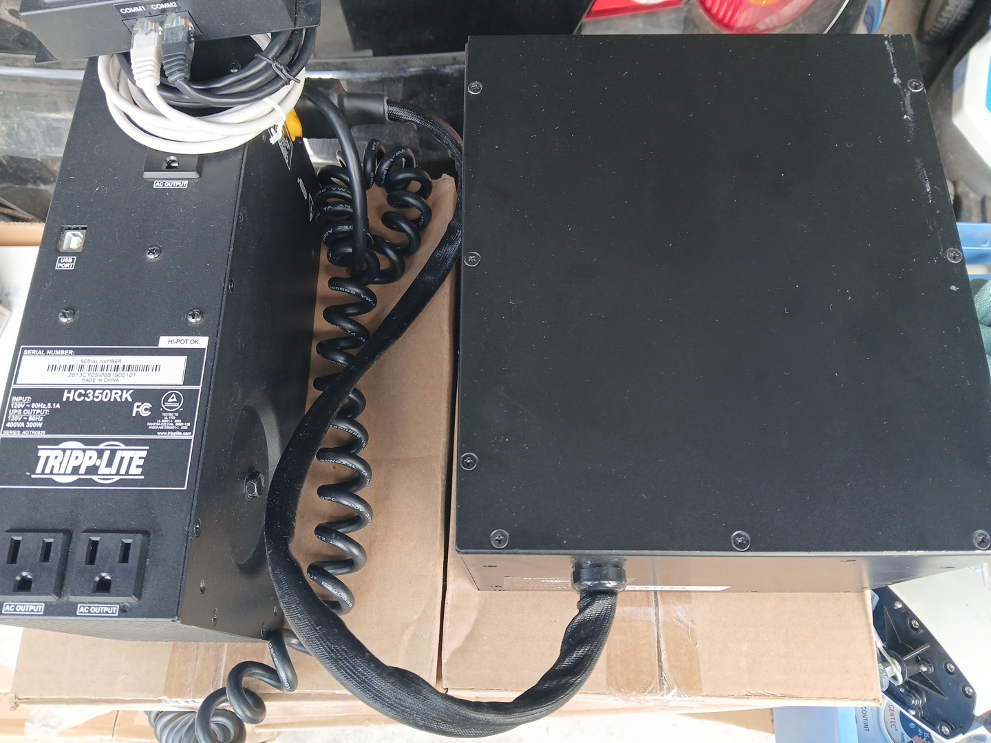 TRIPP LITE UPS System: Single Phase, 120 V AC Input, 120 V Output, 3 Outlets - U
